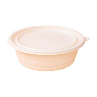 玉米淀粉基可降解一次性餐盒加厚外卖打包盒食品级整箱分格带盖