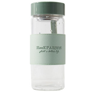 高颜值玻璃杯女ins风透明外带便携过滤随身喝水杯可爱网红泡茶杯