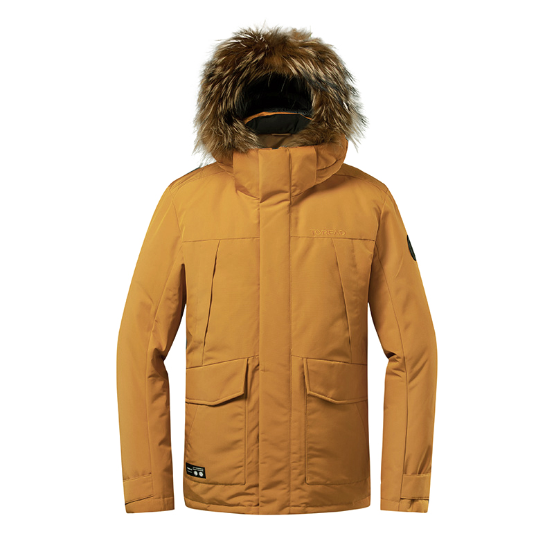 探路者极地鹅绒羽绒服男户外防寒防水秋冬保暖滑雪服外套