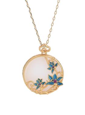 银倩坊铜女新中式项链