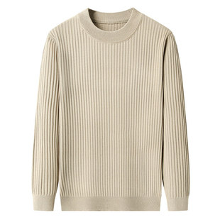 加厚高级感半高领毛衣男款秋冬季黑色内搭春秋针织打底衫毛线衣