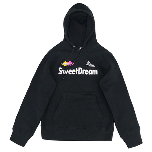 米高格抓绒厚实纯棉潮流撞色印花男款修身国潮休闲外套连帽卫衣