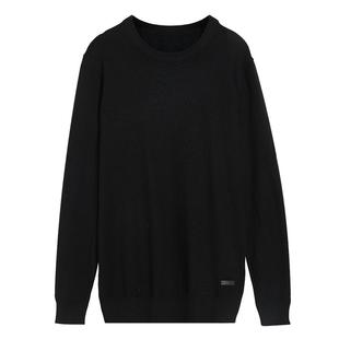 回力毛衣男款冬季2025新款圆领半高领男士毛衫保暖内搭针织打底衫