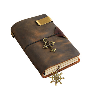 微瑕疵本 复古手帐本旅行笔记本活页牛皮本日记本记事本tn手账本