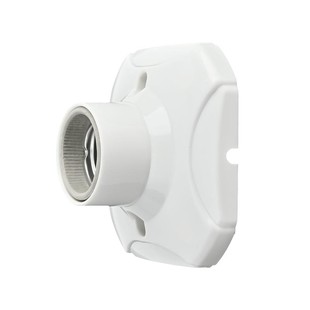 正泰灯座灯头螺口灯口E27灯泡底座led节能灯头座螺旋插座明装家用