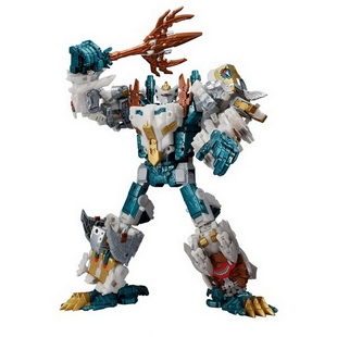 变形金刚 TAKARA TOMY 世代精选 尼普顿大神海神组合白色海底狂魔