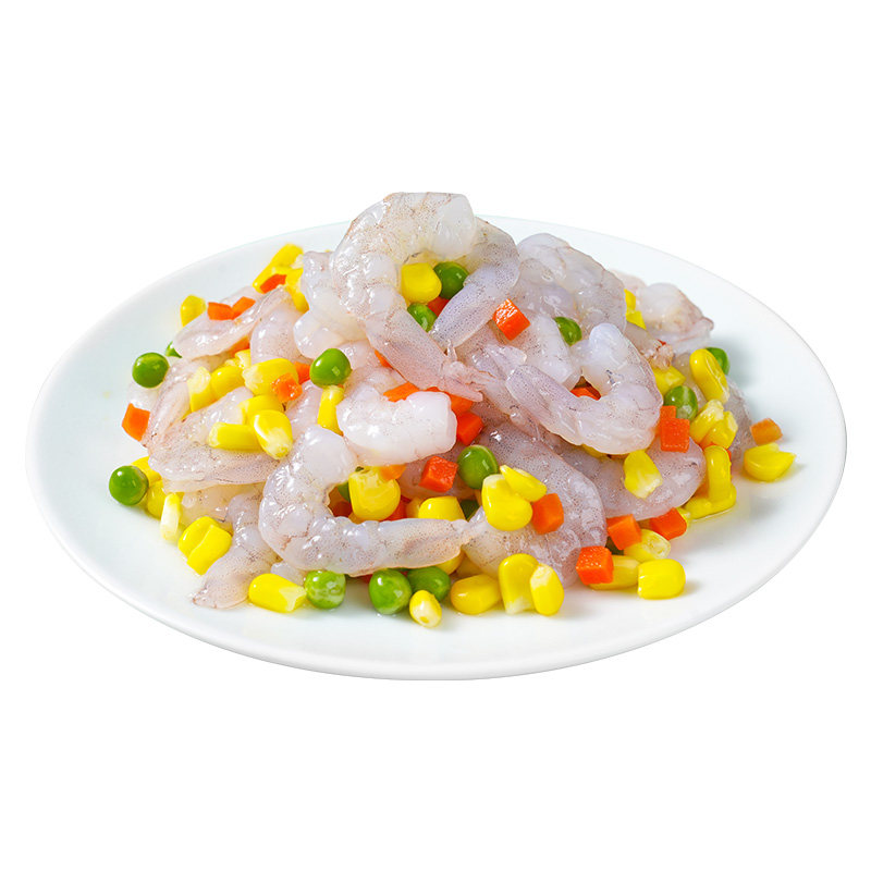 国联水产彩蔬虾仁新鲜大号特级鲜冻冷冻去虾线虾肉冰冻白虾虾肉