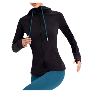 YOTTOY沙漏绒绒衣运动外套修身跑步健身连帽加厚瑜伽服秋冬防静电