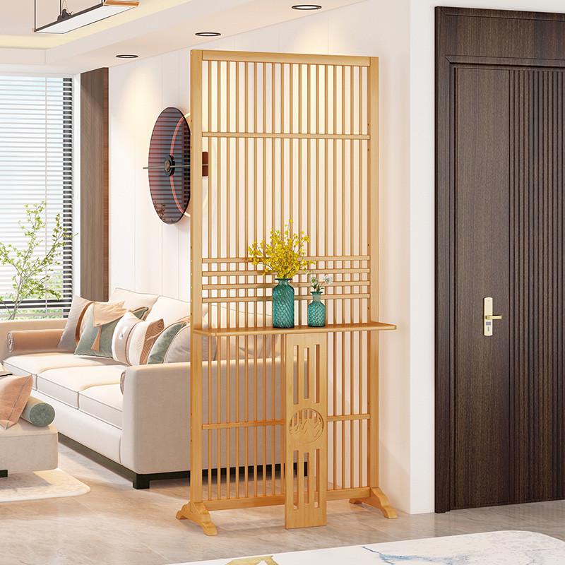 入户玄关屏风隔断墙客厅进门遮挡置物架新中式座屏卫生间镂空格栅