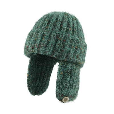 韩国高品质羊毛混纺加厚针织帽