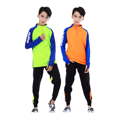 儿童长袖篮球服运动套装男