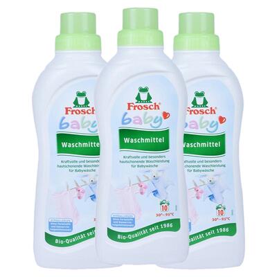 Frosch德国儿童婴儿洗衣液三瓶装