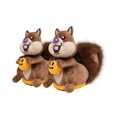 drewhouse松鼠毛绒拖鞋全包围