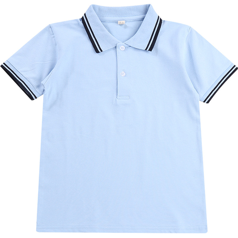 儿童校服短袖polo衫男女童夏季