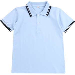 儿童校服短袖polo衫男女童夏季