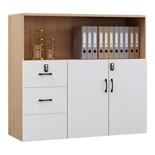 办公室矮柜文件柜木质复印机底座柜打印机柜子储物柜隔断柜包安装