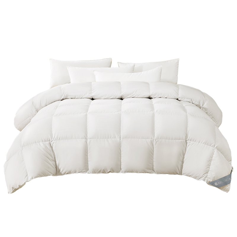 雅兰家纺90白鹅绒羽绒被芯冬天被子单双人抗菌加厚保暖冬被新品