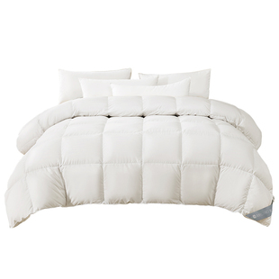 雅兰家纺90白鹅绒羽绒被芯冬天被子单双人抗菌加厚保暖冬被新品