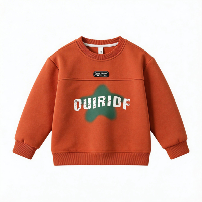 男童春季洋气套头长袖卫衣