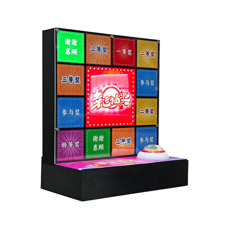 桌面款抽奖灯箱4G智能抽奖机门店营销活动道具聚人气电子大转盘