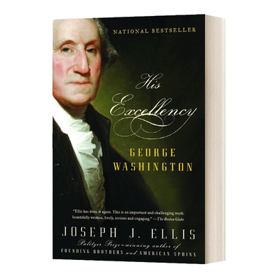 英文原版 His Excellency George Washington Joseph 华盛顿传 英文版 进口英语原版书籍