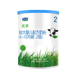【入会立减】君乐宝优萃2段170g较大婴儿配方奶粉小罐装6-12个月