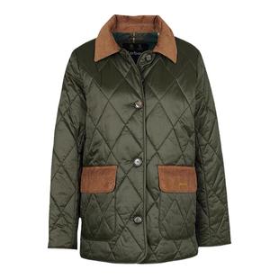 现货 英国Barbour Bragar绗缝菱格棉服夹棉外套棉衣夹克秋冬女款