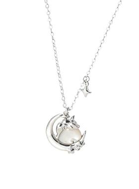 猫蛰S999足银以梦为马项链