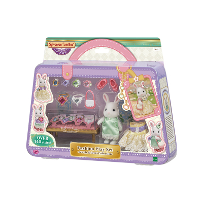 森贝儿家族时尚珠宝宝石套装小马配件女孩过家家玩具玩偶