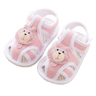 夏季透气软底防滑不掉婴儿鞋