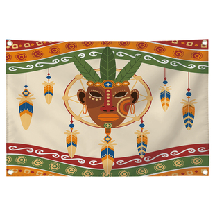 可定制非洲民族风墙饰背景布打击乐琴行墙布家居卧室客厅装饰挂布