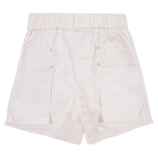 memoryin童装梭织短裤两个小朋友女孩休闲简约A字型高腰短裤