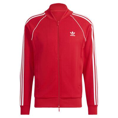 阿迪达斯三叶草男装复古美式运动夹克休闲红色外套春季新款IL2494