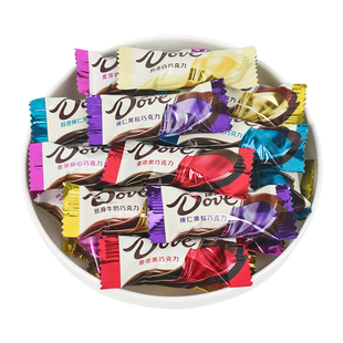 德芙巧克力散装混合味丝滑牛奶黑巧榛仁婚庆喜糖食品休闲零食批发