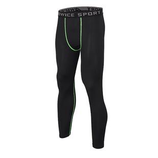 AWICE儿童紧身裤九分裤轮滑运动足球篮球弹力速干打底裤男