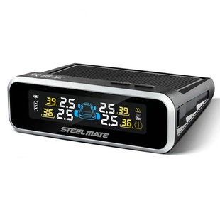 铁将军E3胎压监测器无线外内置通用汽车轮胎检测太阳能高精度数显