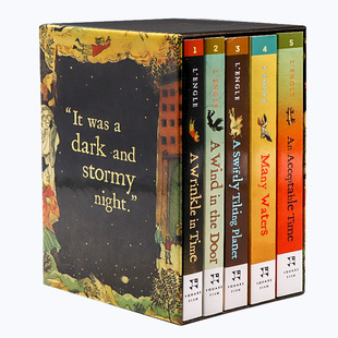 时间的折皱5册套装 英文原版小说 The a Wrinkle in Time Quintet Boxed Set 纽伯瑞金奖 梅格时空大冒险 青少年课外阅读 安徒生奖