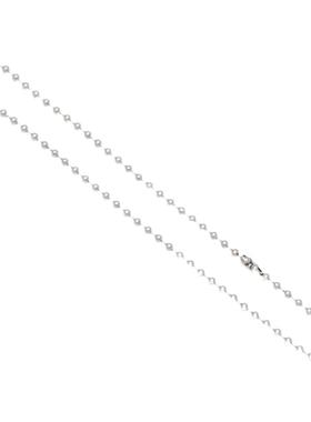 圆珠链钛钢链子55cm不掉色佛珠