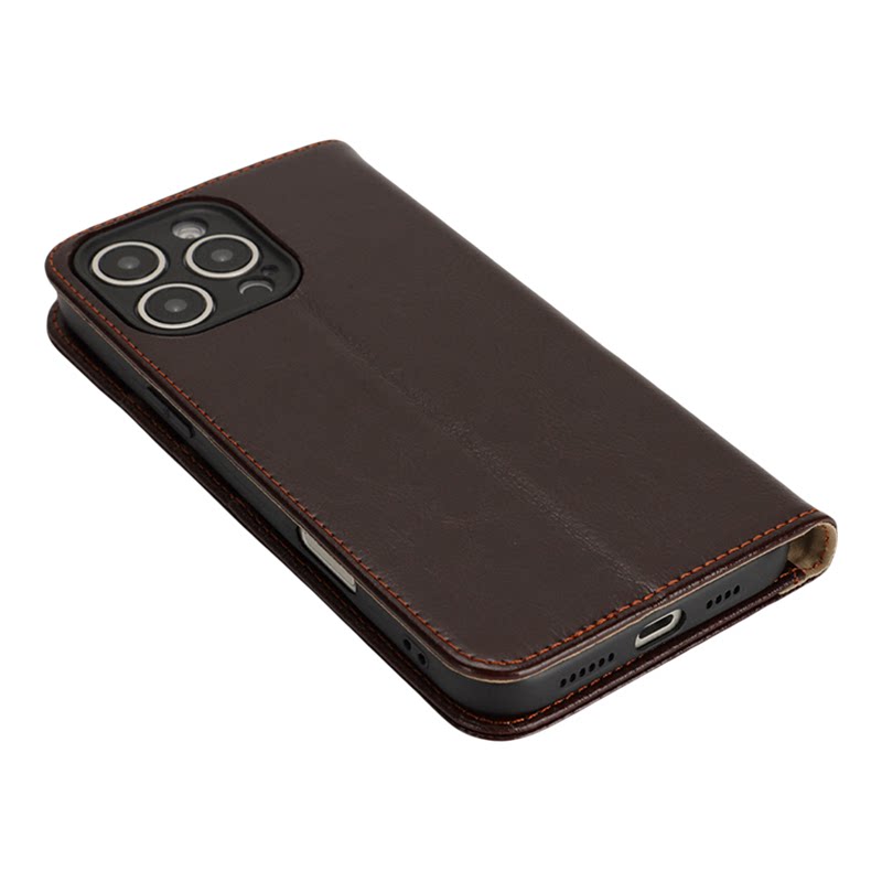 适用红米k100pro真皮翻盖手机壳