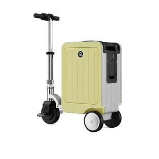 旅川月2025新款电动行李箱儿童坐骑行遛娃代步可坐大人20寸登机箱