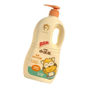 小浣熊亲护洗发沐浴露1000ML二合一宝宝洗头洗澡强生婴儿洗发水