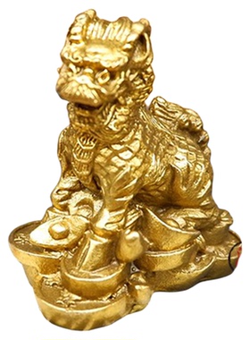 麒麟龙龟三足金蟾貔貅招财摆件