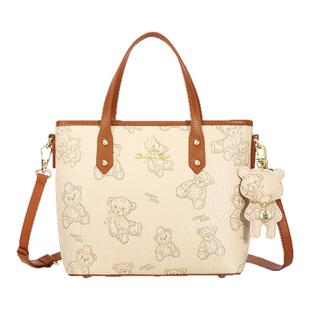 丹尼熊新款时尚百搭单肩斜挎包女大容量通勤手提包休闲包5826033