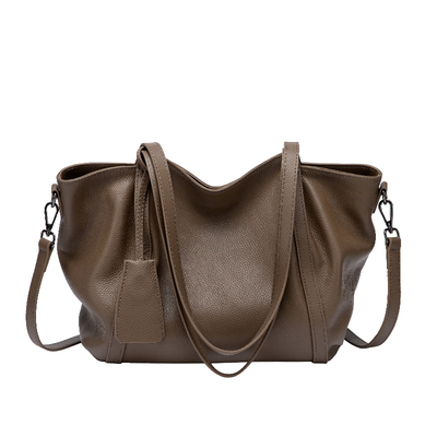 女款托特包真皮大容量百搭单肩包