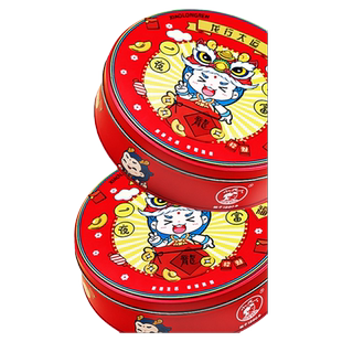 高端精美礼盒小龙人经典原味方块奶糖草莓味奶糖8090怀旧零食