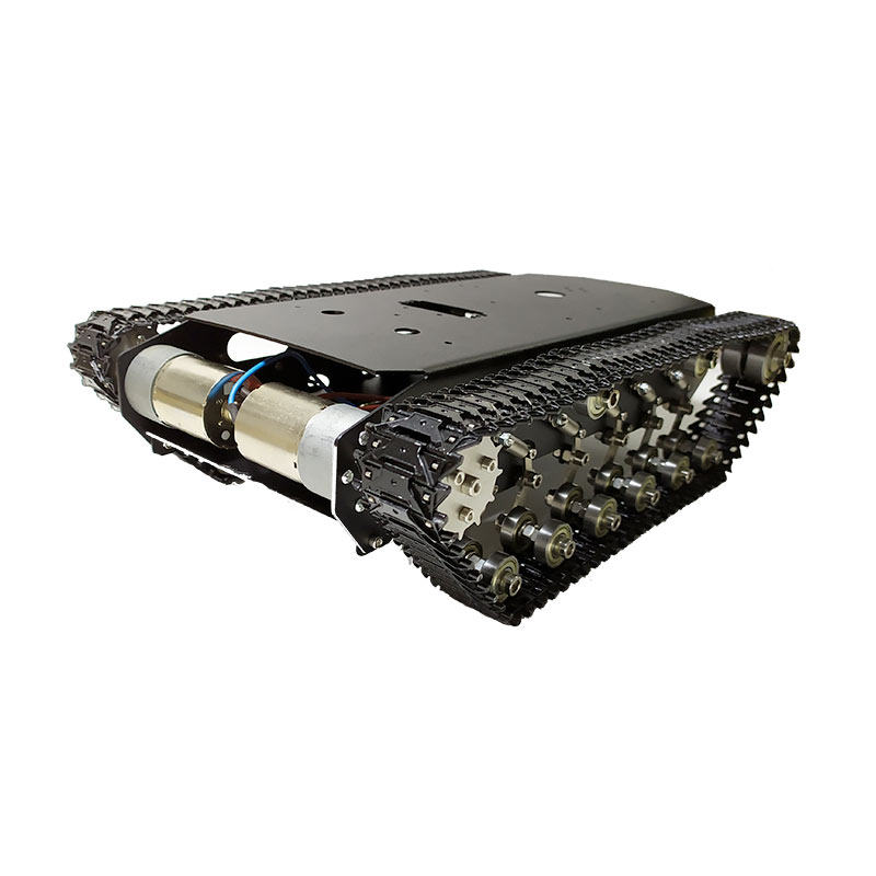 T750全金属履带坦克智能小车机器人减震底盘arduino电调驱动包邮