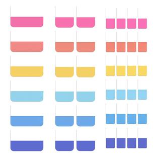 索引贴便签贴透明可书写纸质标签贴纸便利贴学生用莫兰迪分类指示书签记号引索贴小条标记小彩色荧光贴粘性强