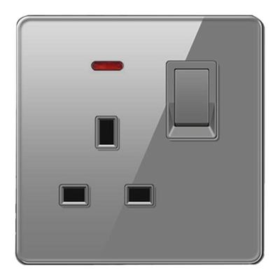 13a英式插座usb快充开关面板电制