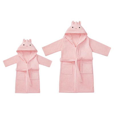 洁丽雅可穿戴儿童浴袍亲肤速干