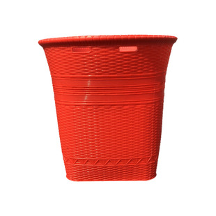 大塑胶背篓背篼彩色家用塑料背框装水桶非竹编收纳框舞蹈道具包邮